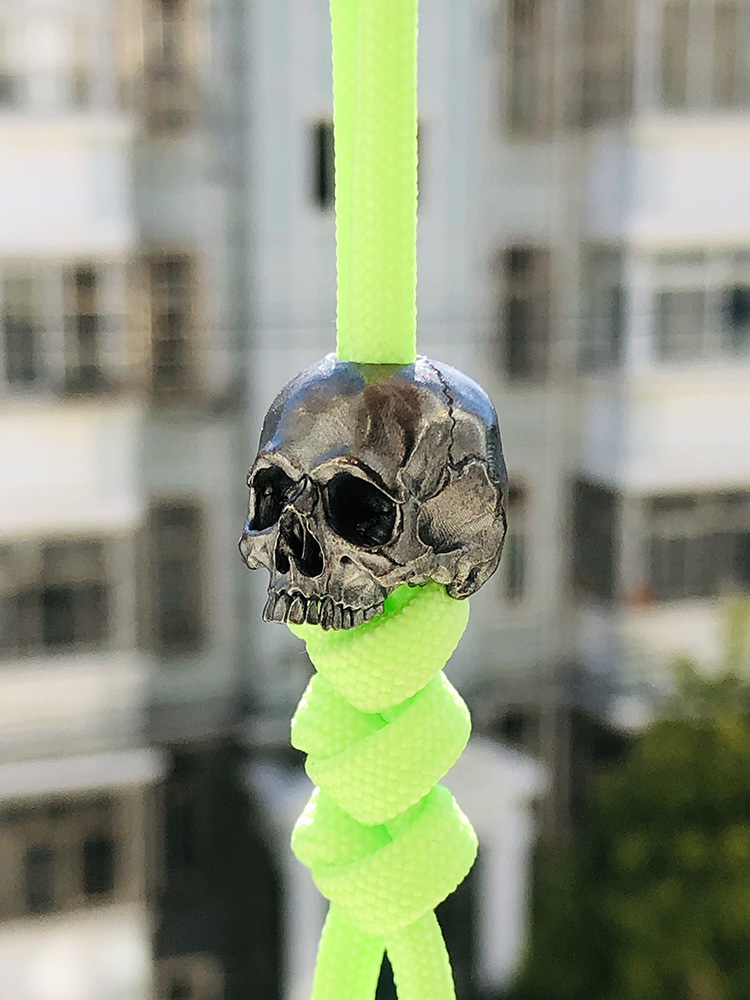 SnakeSword 925银骷髅刀坠挂件饰品手工品 ②