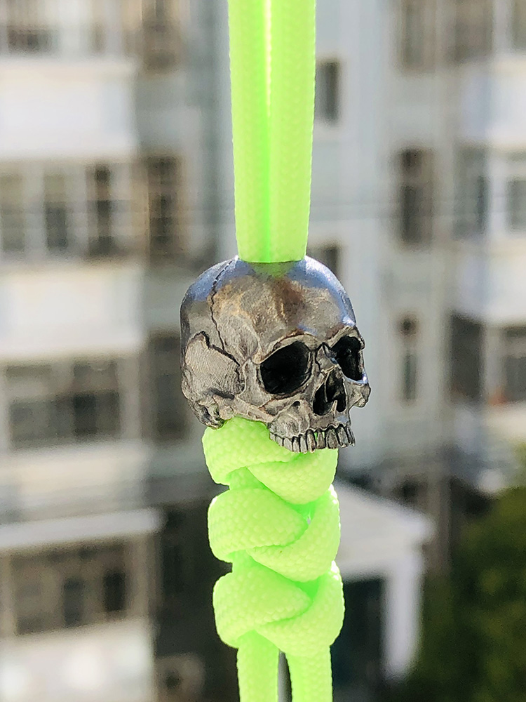 SnakeSword 925银骷髅刀坠挂件饰品手工品 ②