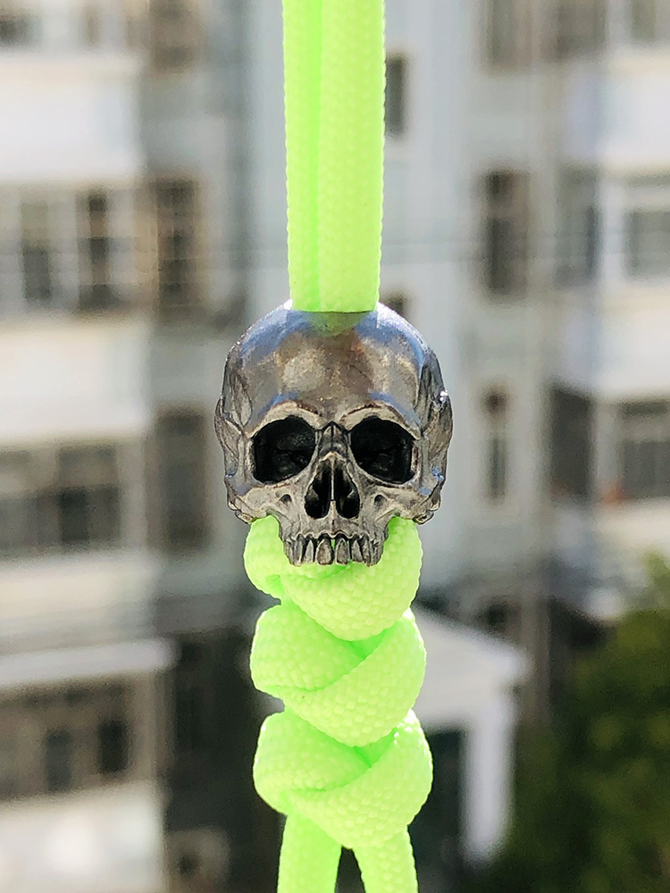 SnakeSword 925银骷髅刀坠挂件饰品手工品 ②