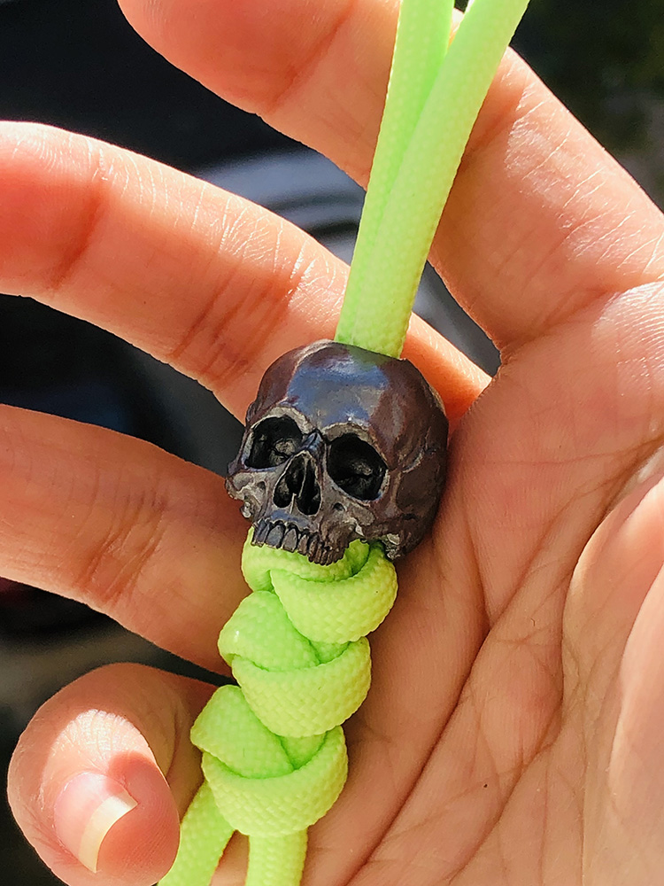 SnakeSword 925银骷髅刀坠挂件饰品手工品 ②