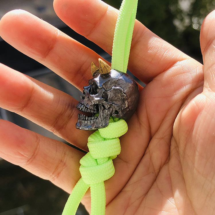 SnakeSword 925银骷髅刀坠挂件饰品手工品 ③
