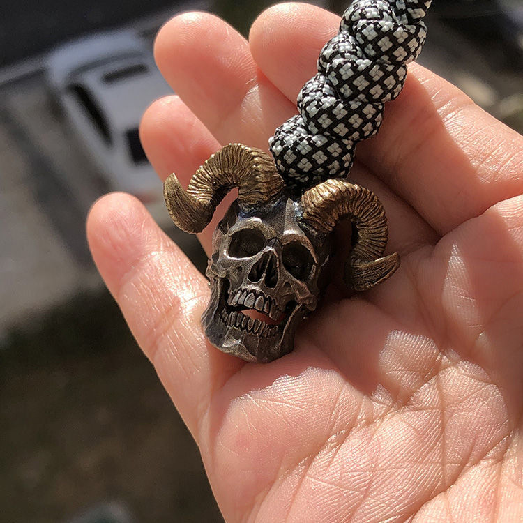 SnakeSword 925银骷髅刀坠挂件饰品手工品 ⑥