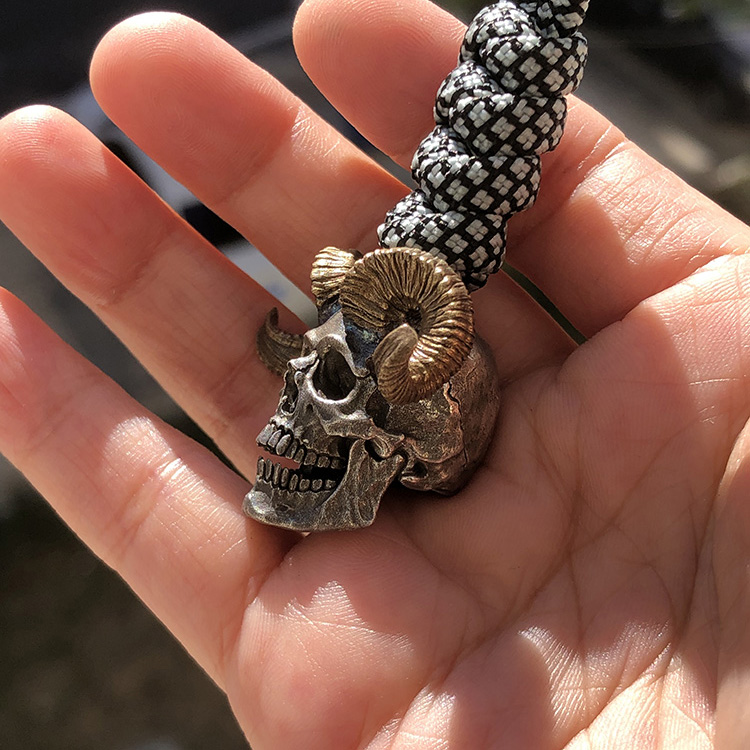 SnakeSword 925银骷髅刀坠挂件饰品手工品 ⑥