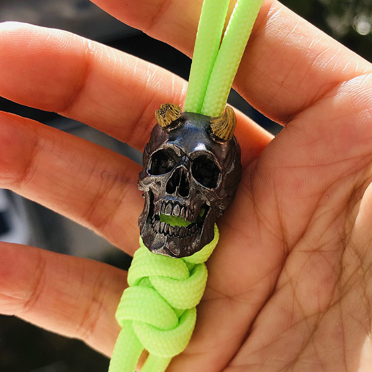 SnakeSword 925银骷髅刀坠挂件饰品手工品 ⑦
