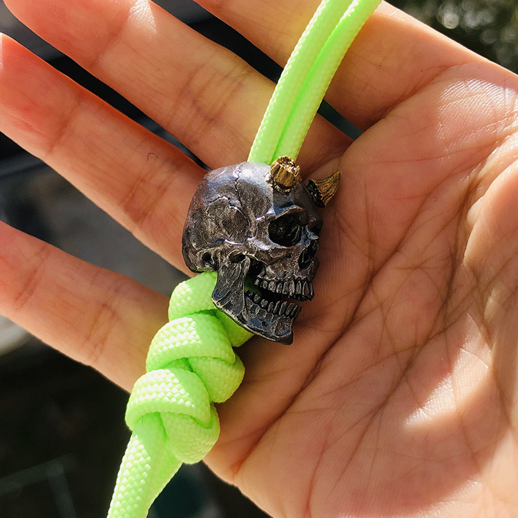 SnakeSword 925银骷髅刀坠挂件饰品手工品 ⑦