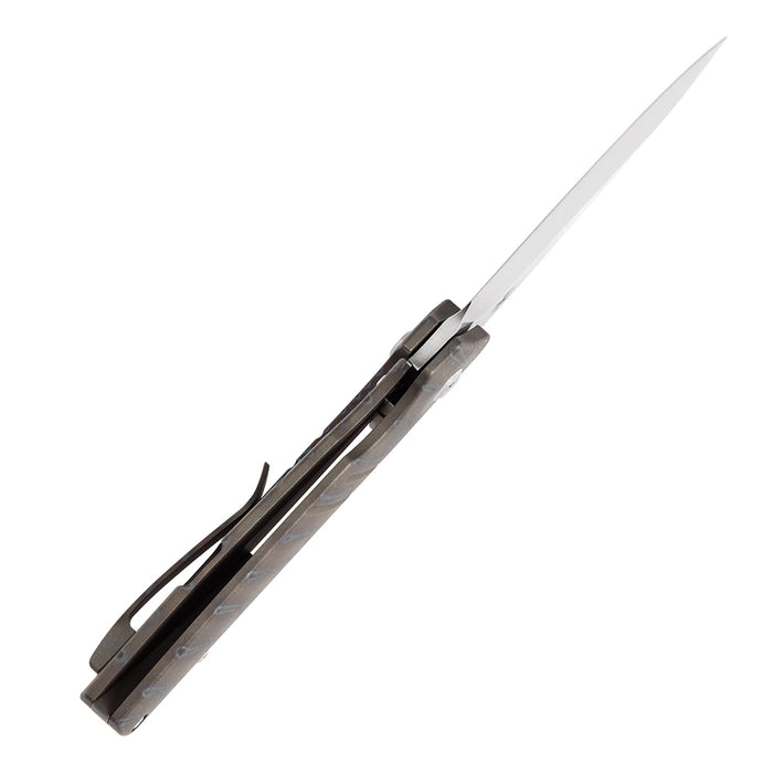 Kasnept Turaco CPM-S35VN钢 钛合金柄 K2049A4 火焰纹 1180