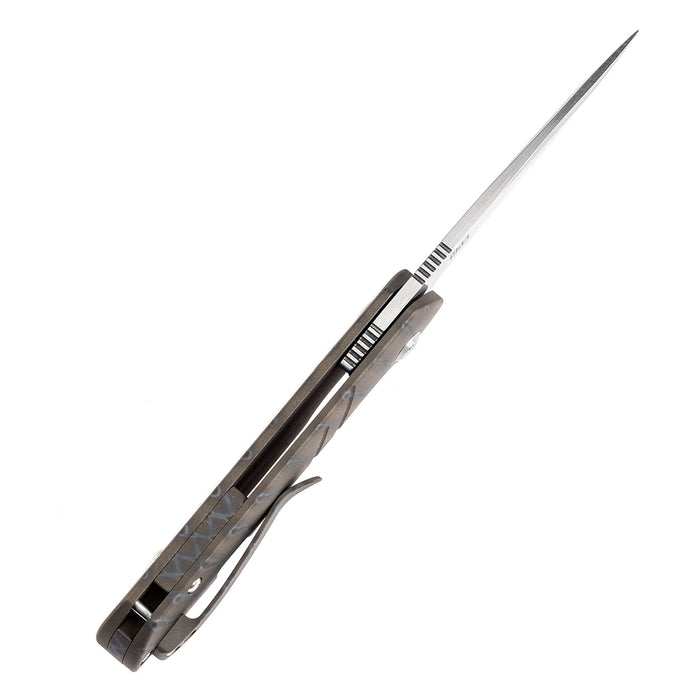 Kasnept Turaco CPM-S35VN钢 钛合金柄 K2049A4 火焰纹 1180