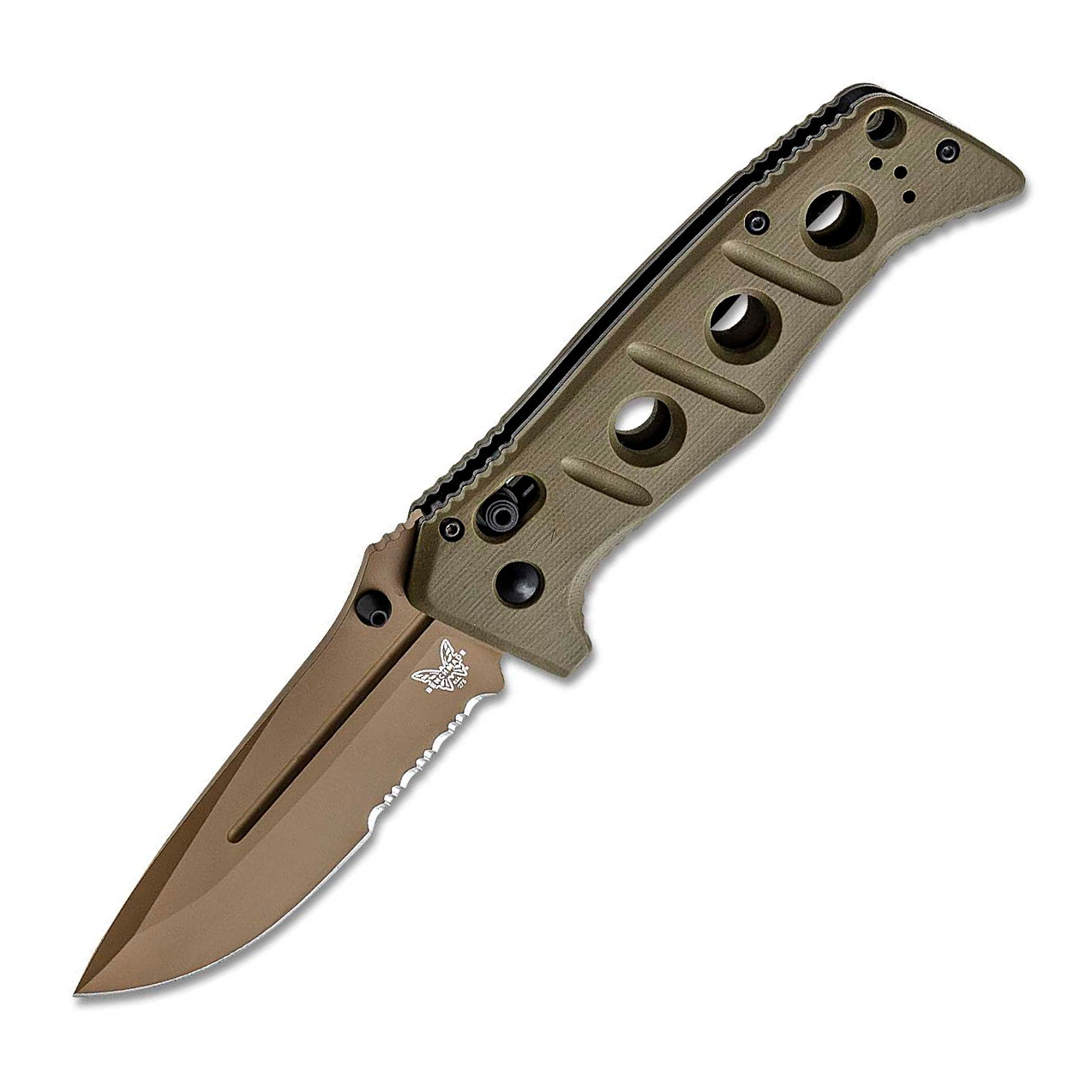 Benchmade Adamas CruWear钢 G10柄 275SFE-2 棕色 2180