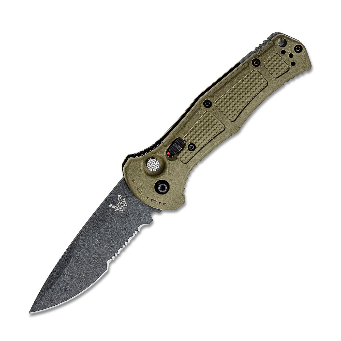 Benchmade Claymore CPM-D2钢 尼龙柄 AUTO版本 9070SBK-1 OD绿色 1680