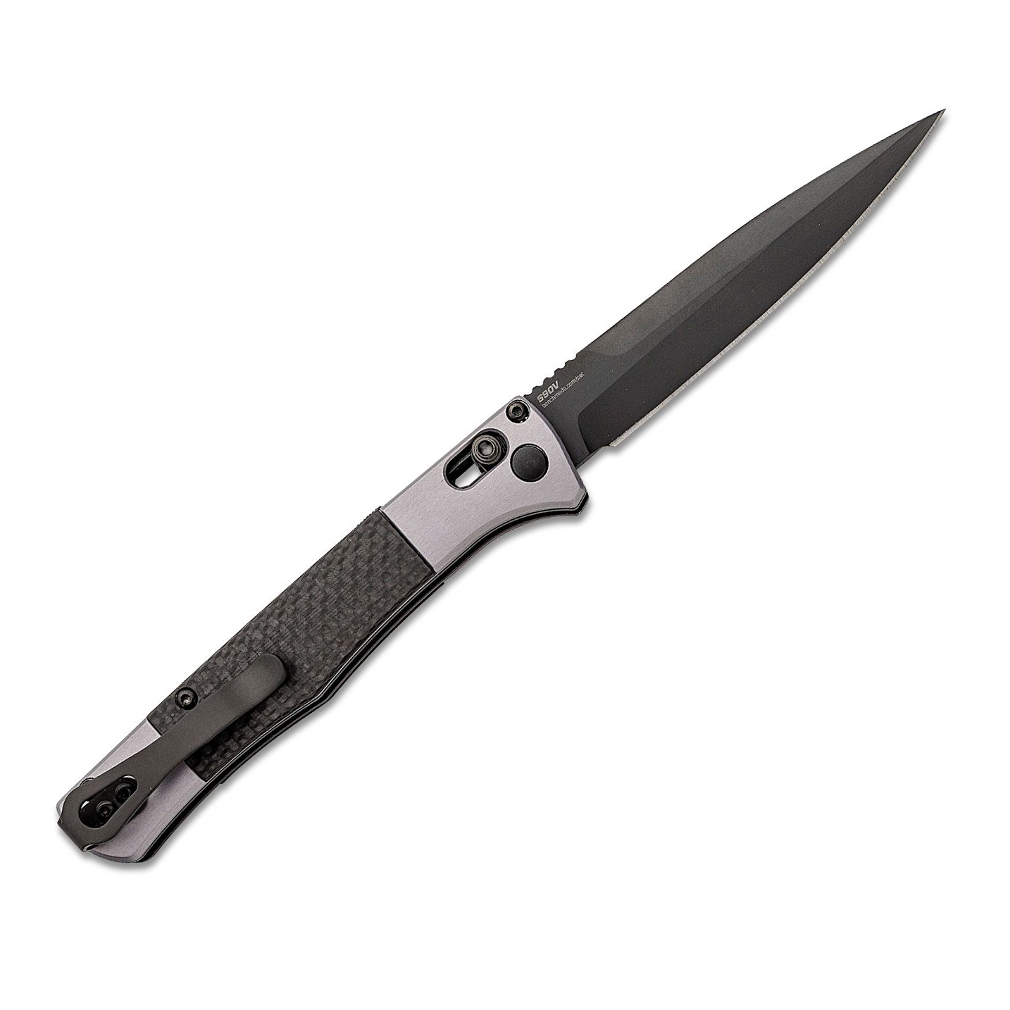 Benchmade CPM-90V钢 碳纤维+铝柄  Auto版本 4170BK 2760