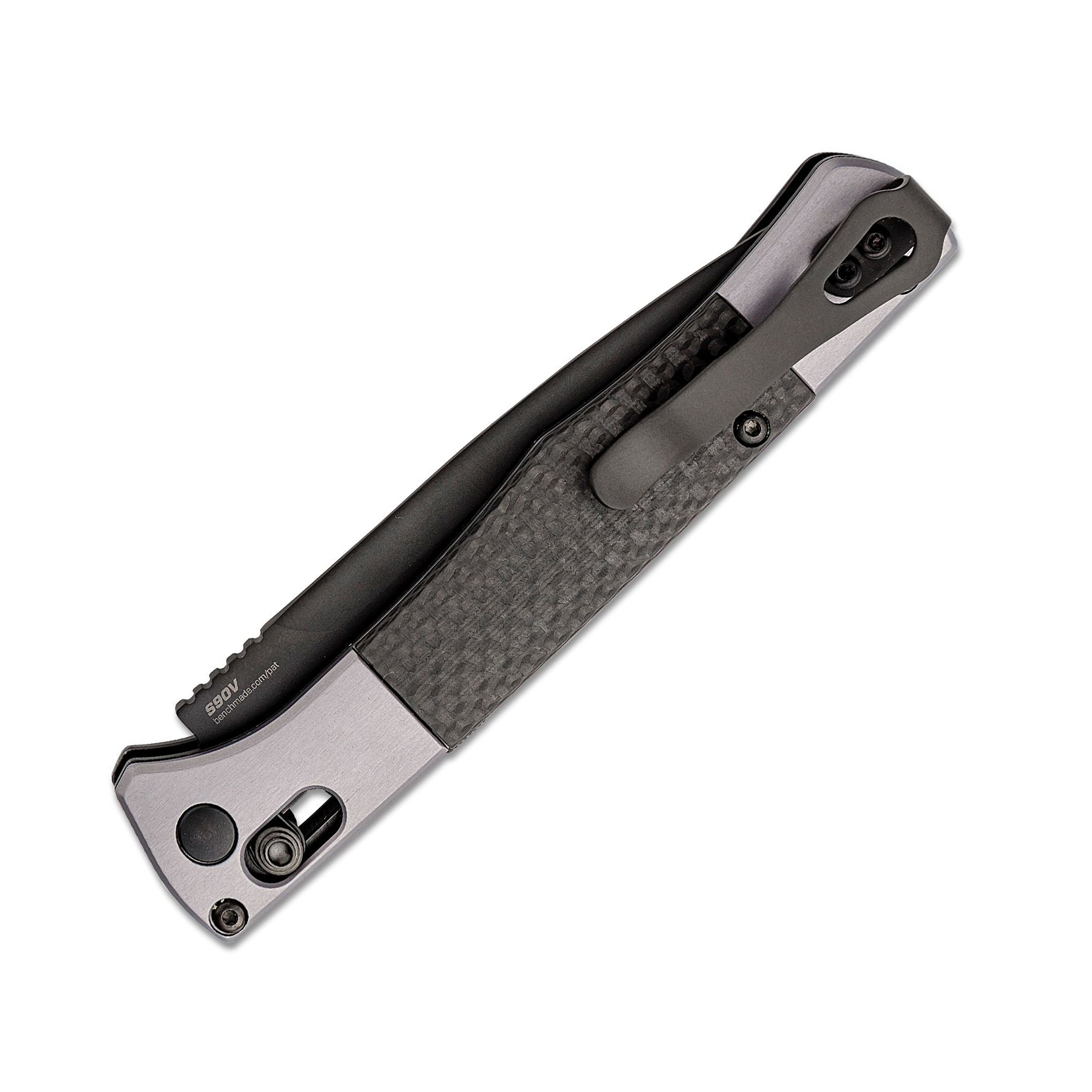 Benchmade CPM-90V钢 碳纤维+铝柄  Auto版本 4170BK 2760