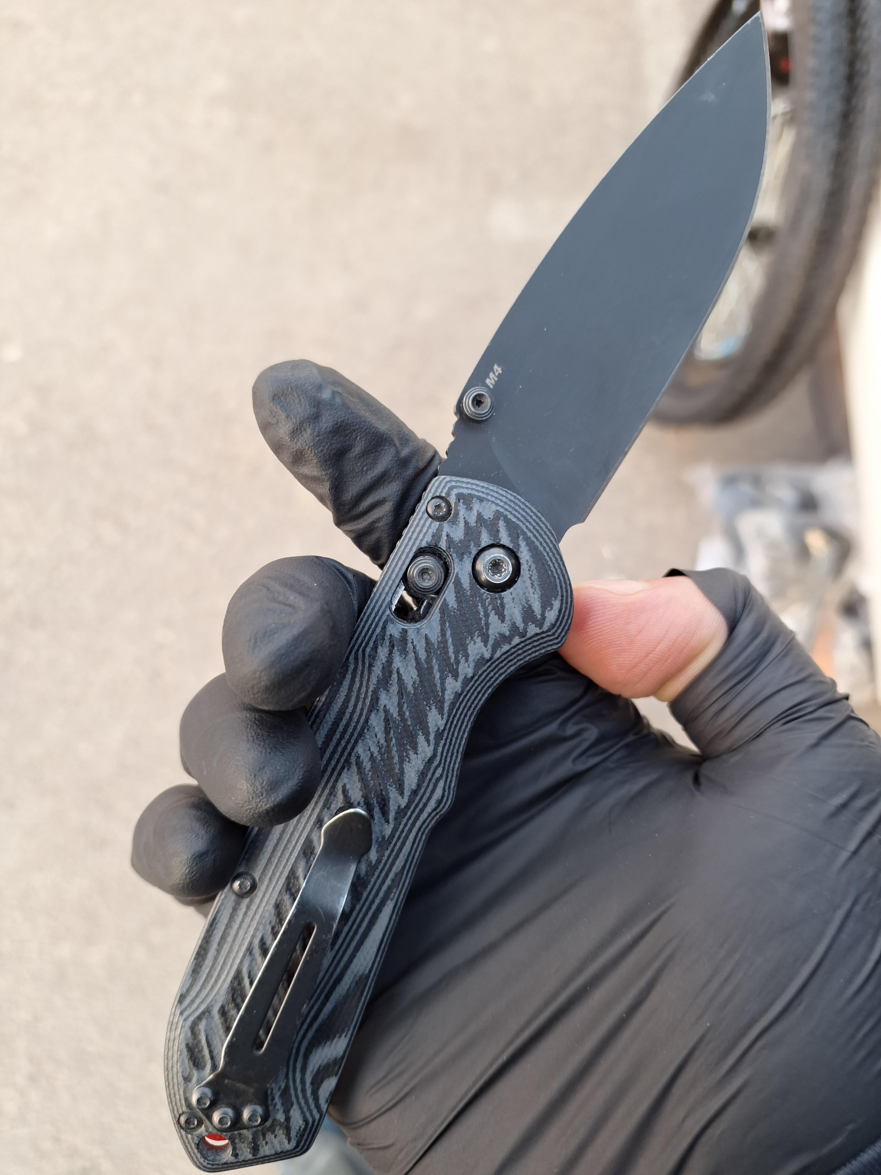 Benchmade CPM-M4钢 G10柄 560bk-1 灰色 1800