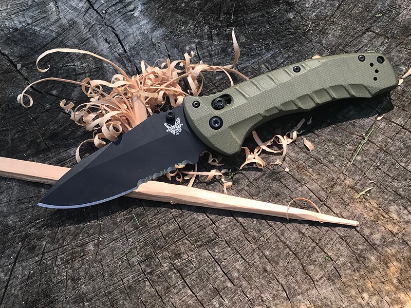 Benchmade Turret CPM-S30V钢 G10手柄 980SBK OD绿色 1860