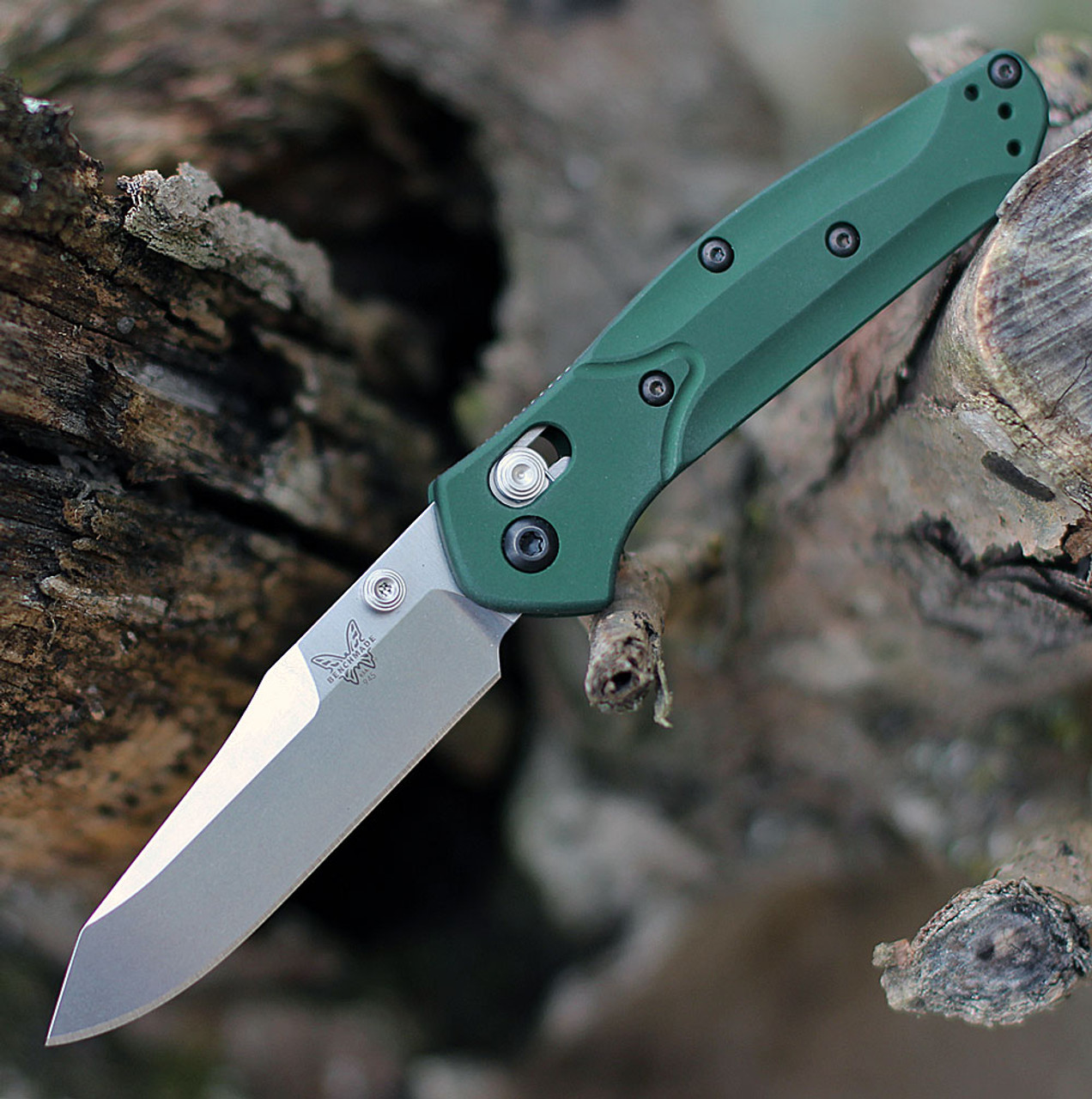Benchmade Mini Osborne CPM-S30V钢 铝柄 945 绿色 1480