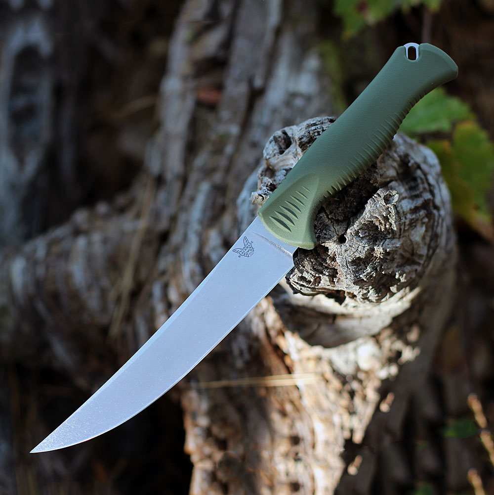 Benchmade Hunt Meatcrafter CPM-154钢 尼龙柄 15500-04 绿色 1300