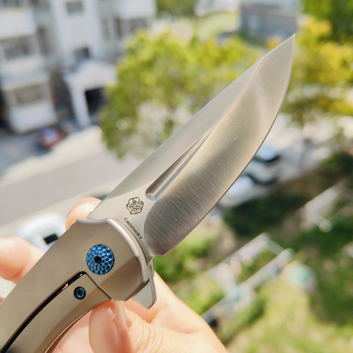 Kansept Cassowary CPM-S35VN钢 钛柄 K2065A5 棕色 1048