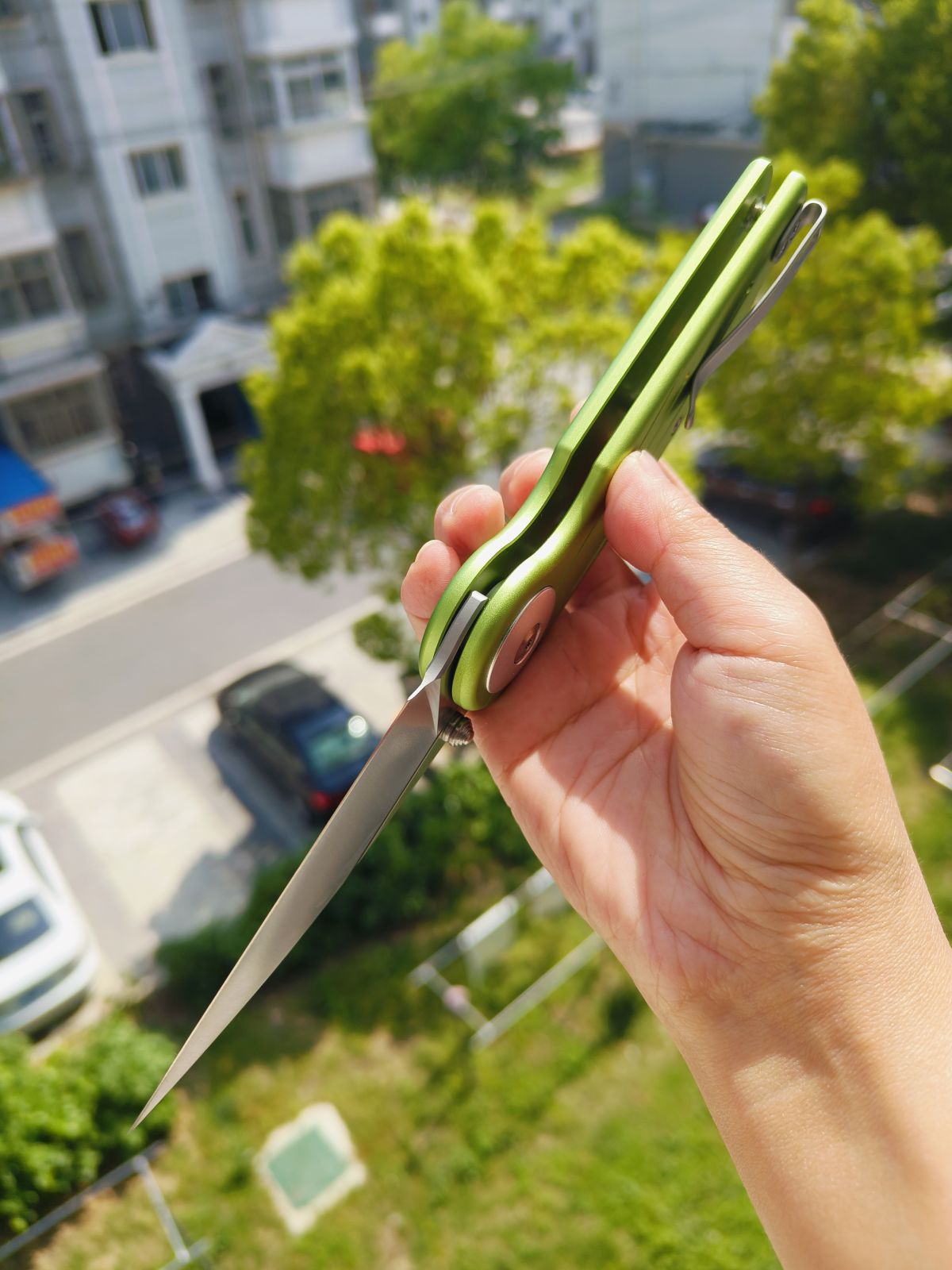 🔥 CIVIVI Starflare Nitro-V钢 铝合金柄 C23052-3 绿色 621