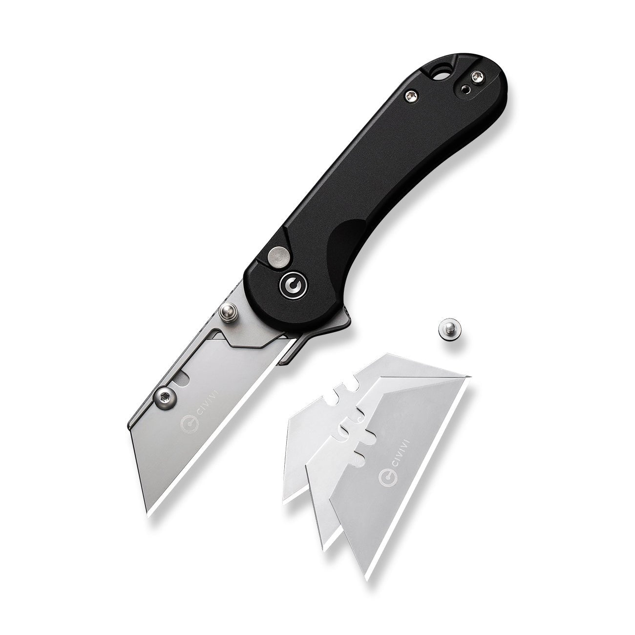 CIVIVI Elementum 6Cr钢美工刀片 铝柄 C23039B-1 黑色 375