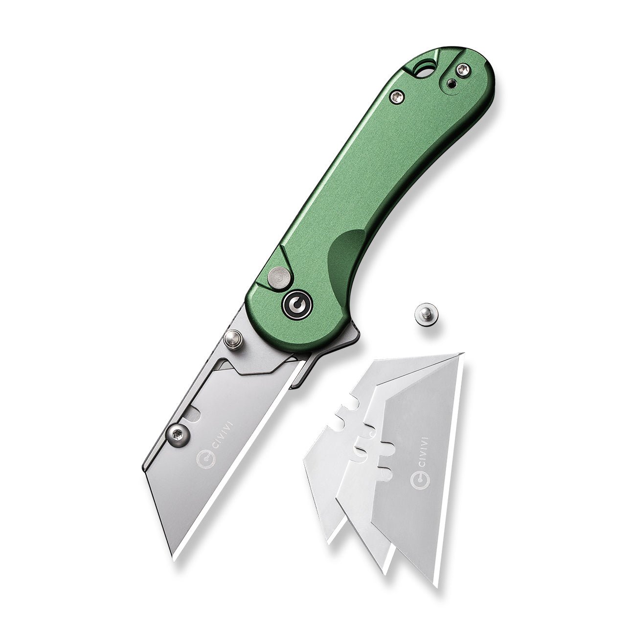 CIVIVI Elementum 6Cr钢美工刀片 铝柄 C23039B-3 绿色 375