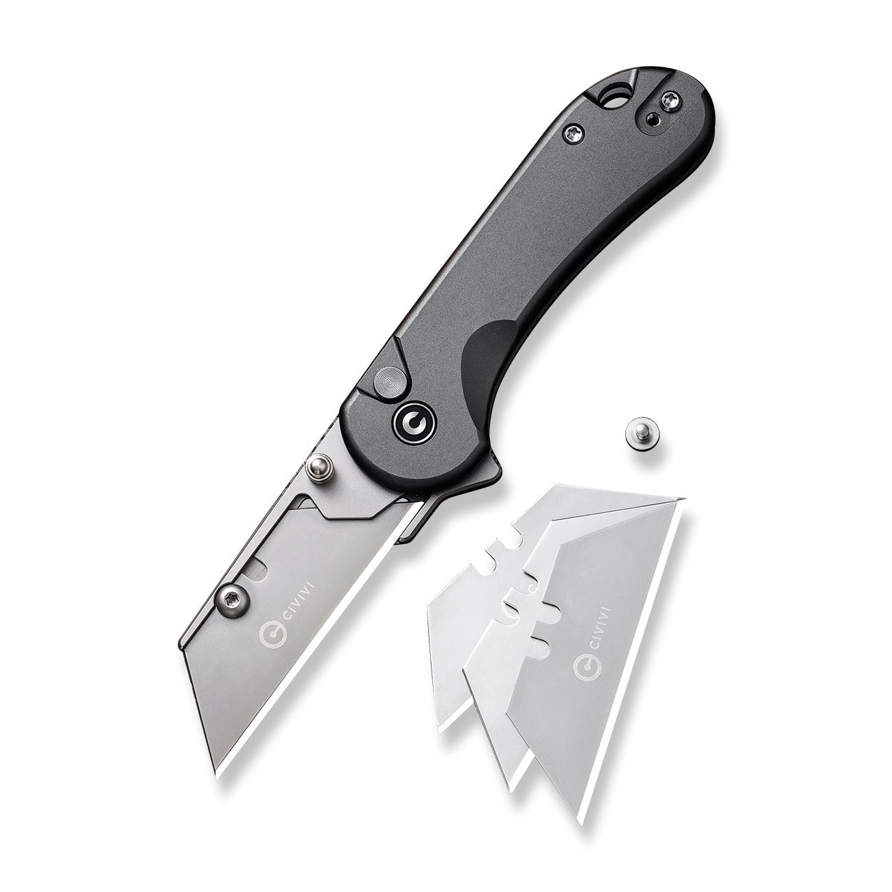 CIVIVI Elementum 6Cr钢美工刀片 铝柄 C23039B-4 灰色 375