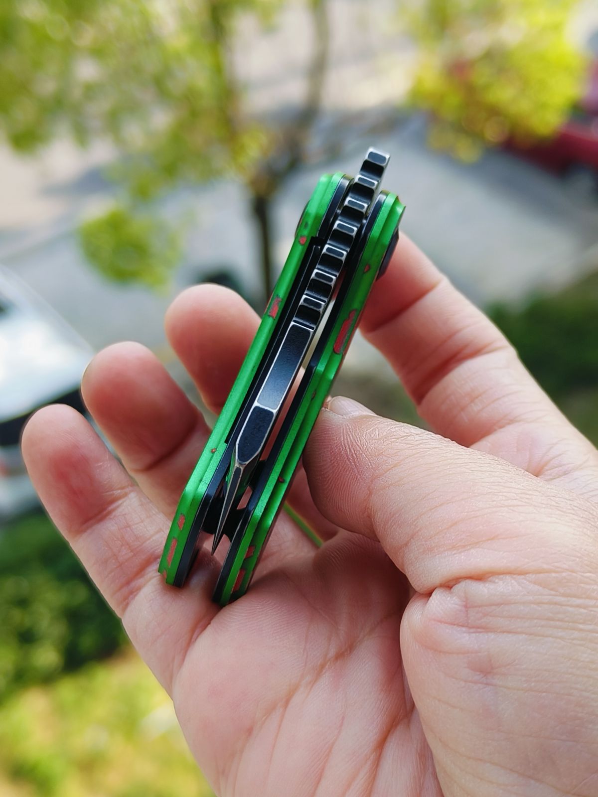 Kansept MINI KORVID 154CM钢 铝柄 T3030P1 绿色 440