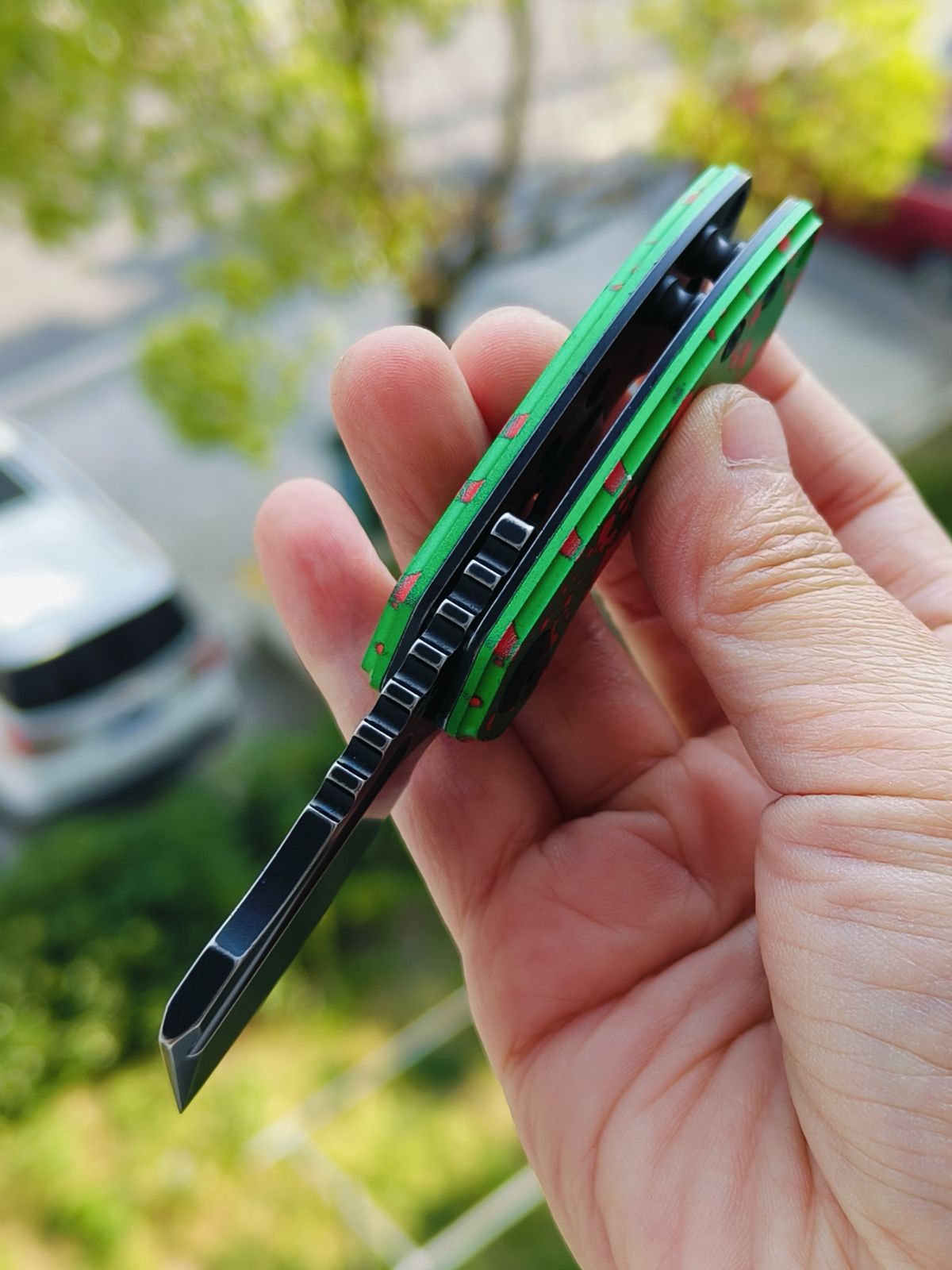 Kansept MINI KORVID 154CM钢 铝柄 T3030P1 绿色 440