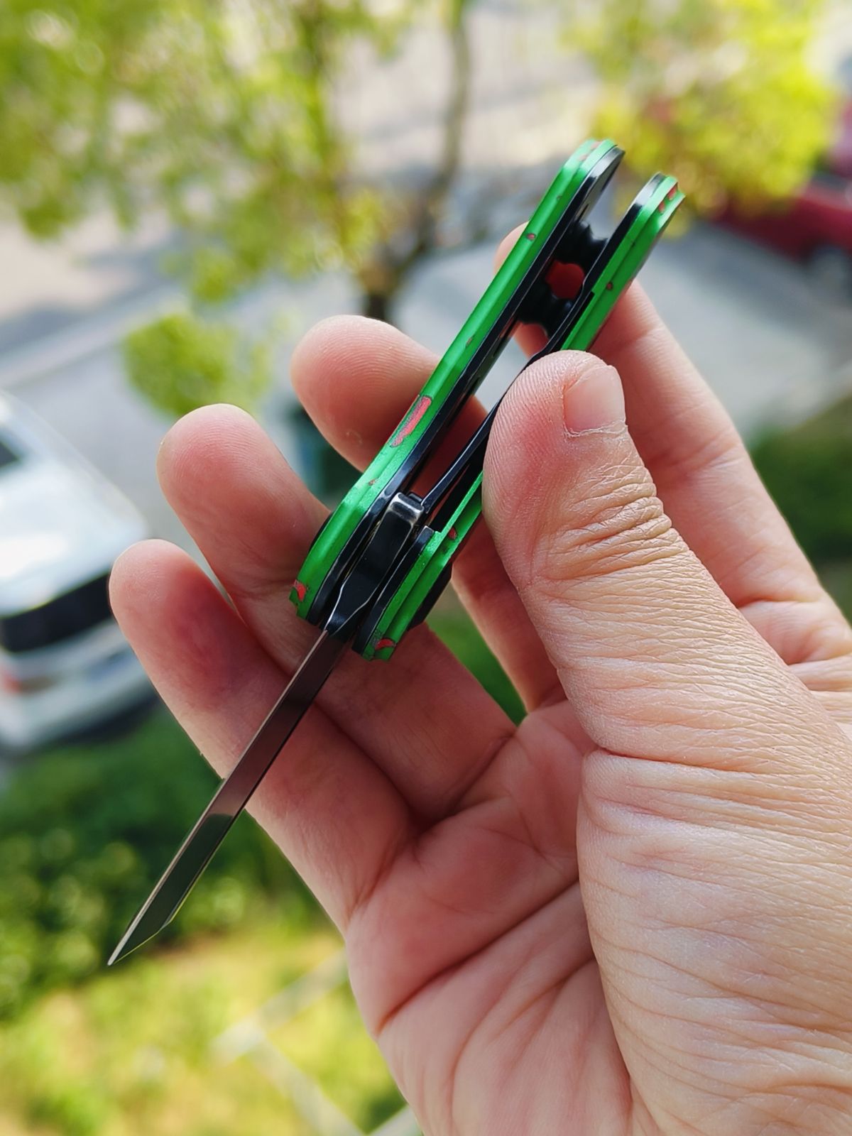 Kansept MINI KORVID 154CM钢 铝柄 T3030P1 绿色 440