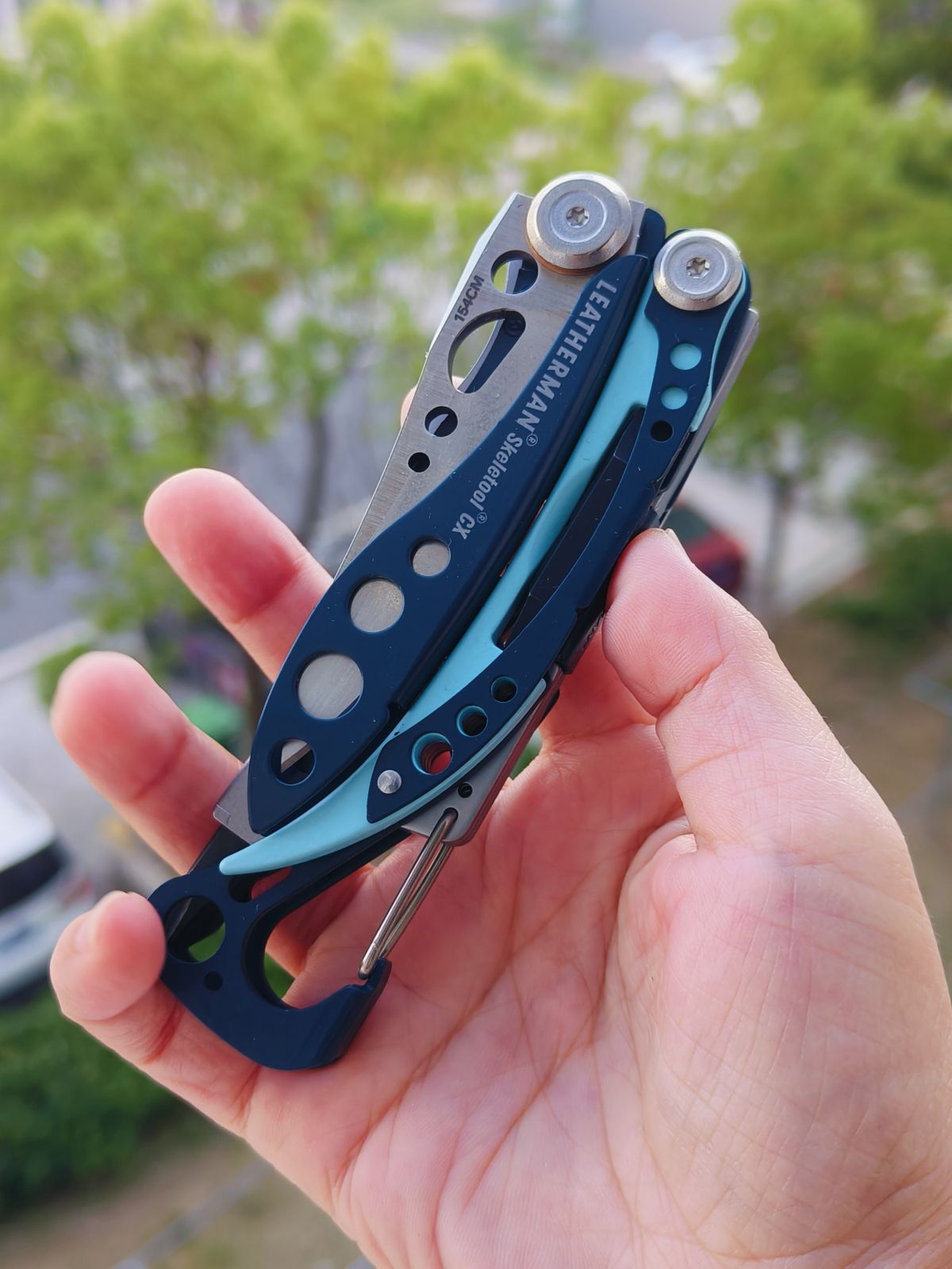 Leatherman SKELETOOL® CX NIGHTSHADE 莱泽曼少侠青色 833127 双蓝色 750