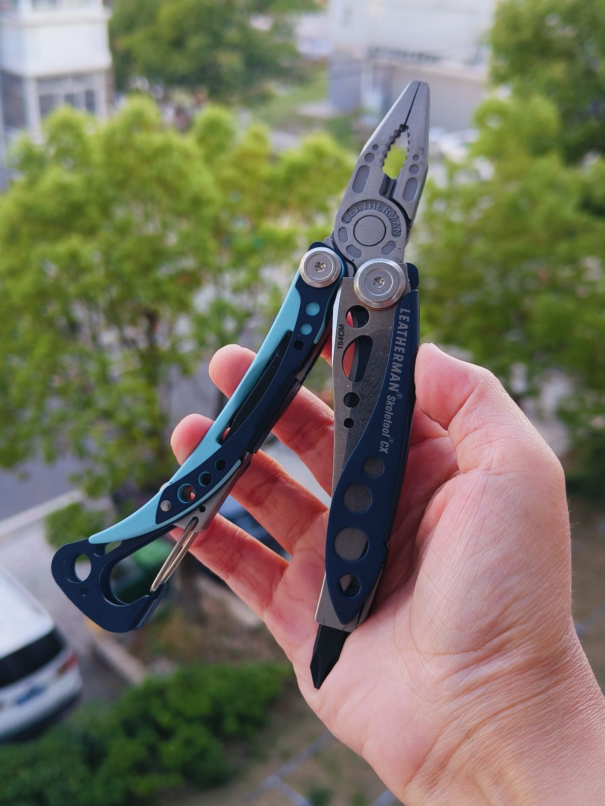 Leatherman SKELETOOL® CX NIGHTSHADE 莱泽曼少侠青色 833127 双蓝色 750