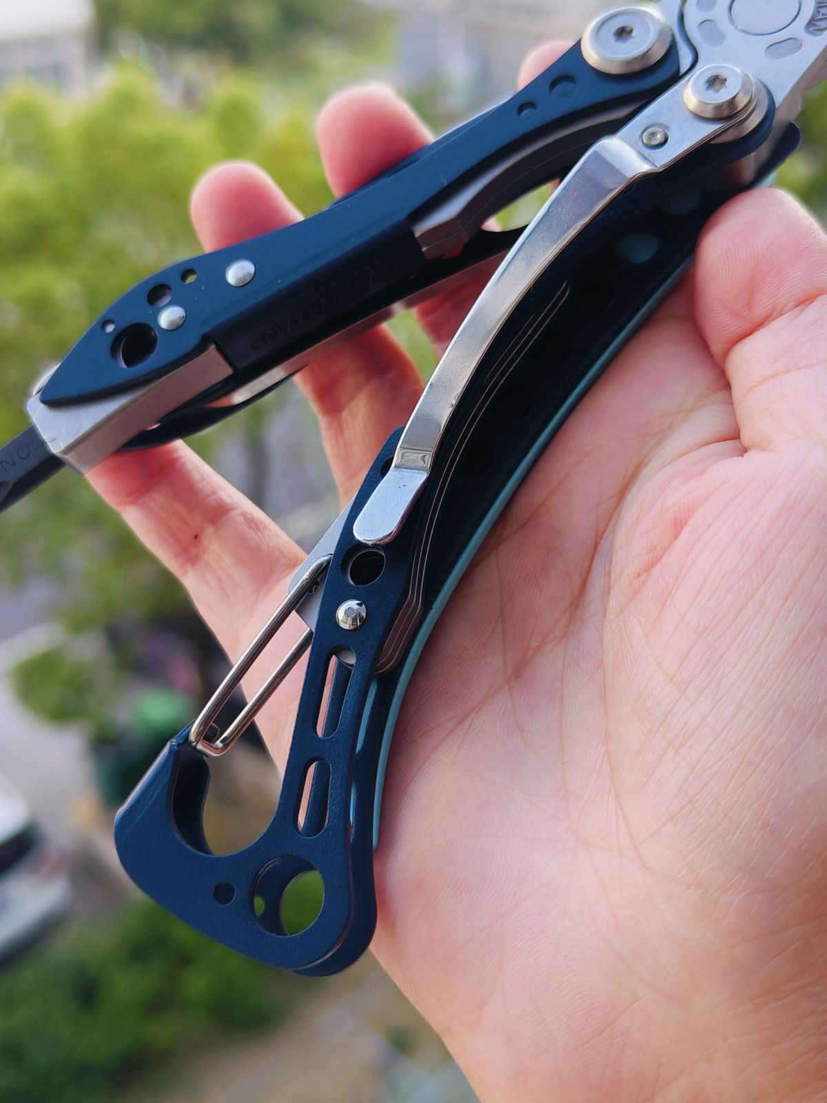 Leatherman SKELETOOL® CX NIGHTSHADE 莱泽曼少侠青色 833127 双蓝色 750