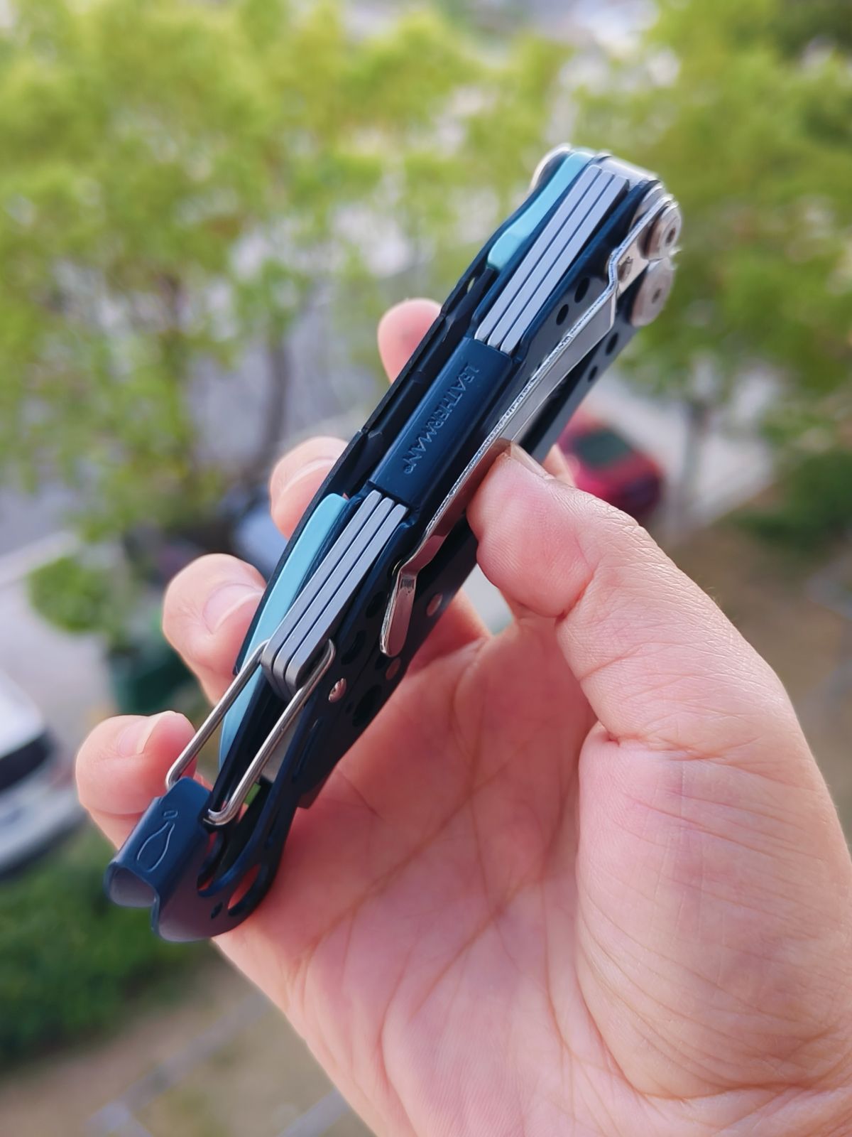 Leatherman SKELETOOL® CX NIGHTSHADE 莱泽曼少侠青色 833127 双蓝色 750