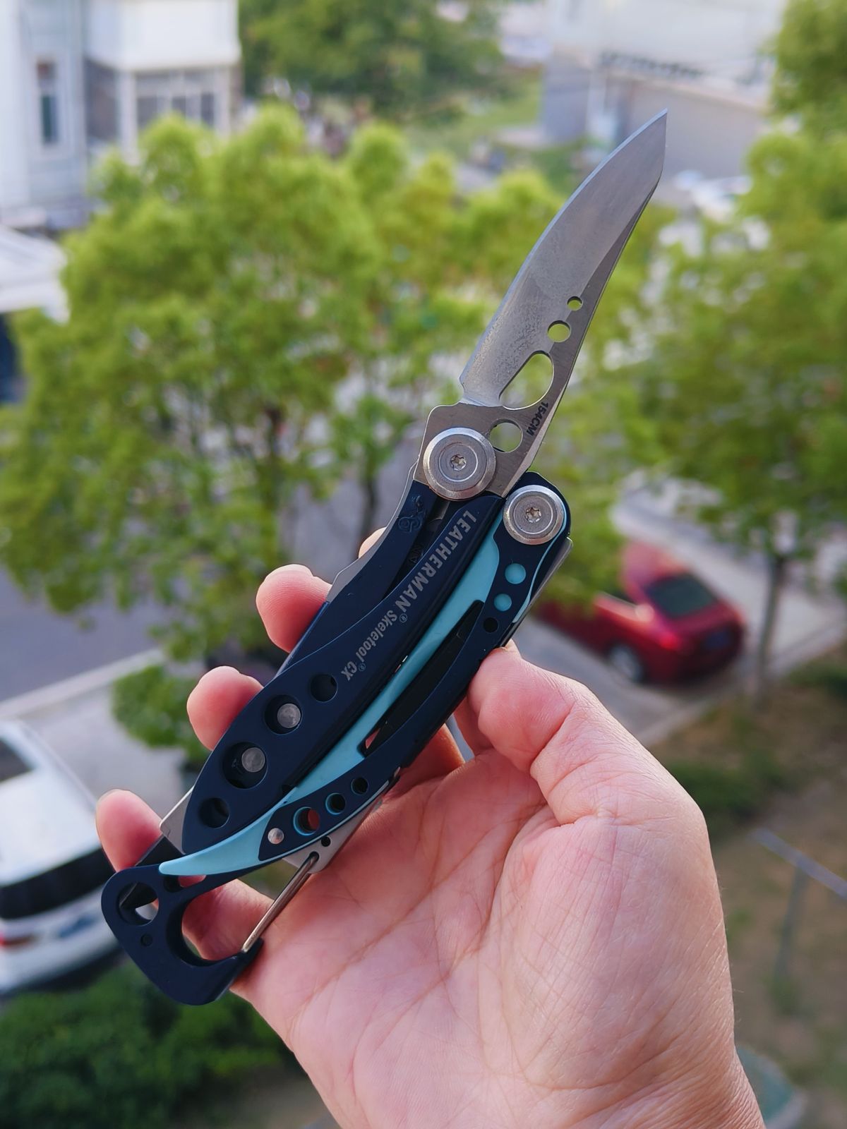 Leatherman SKELETOOL® CX NIGHTSHADE 莱泽曼少侠青色 833127 双蓝色 750