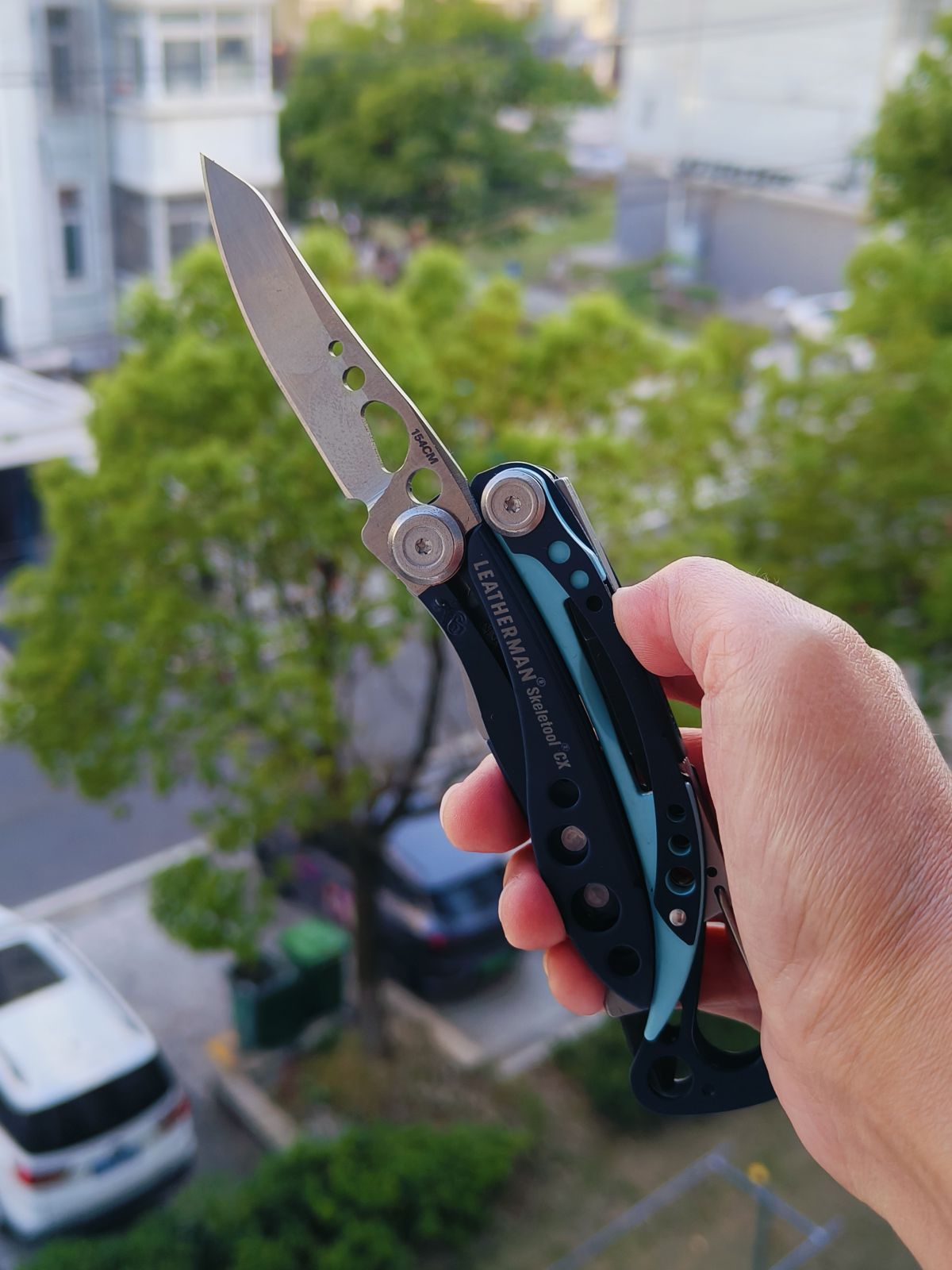 Leatherman SKELETOOL® CX NIGHTSHADE 莱泽曼少侠青色 833127 双蓝色 750