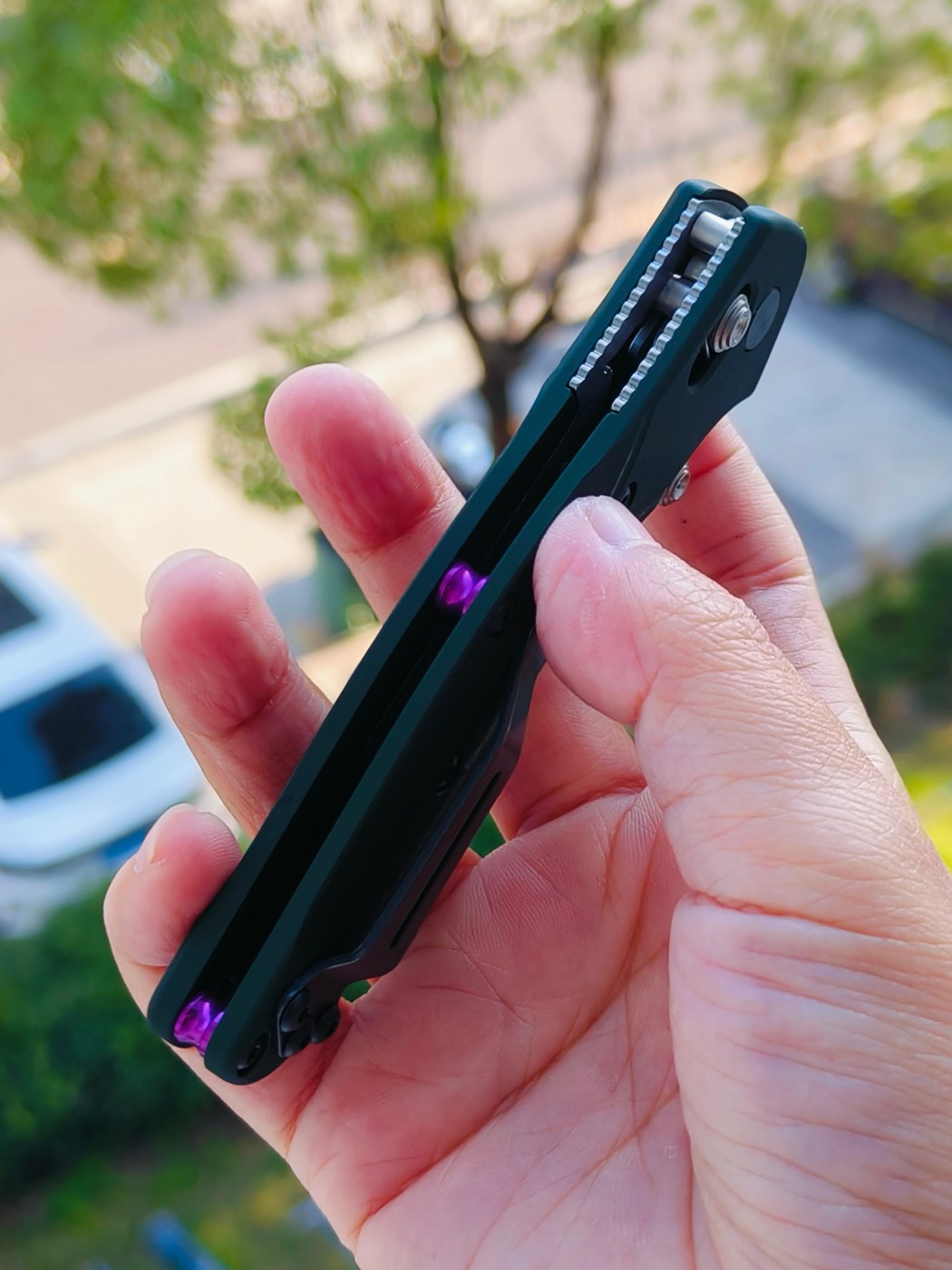 Benchmade Mini Osborne CPM-S30V钢 铝柄 945 绿色 1480