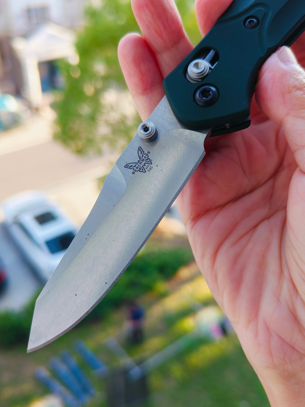 Benchmade Mini Osborne CPM-S30V钢 铝柄 945 绿色 1480