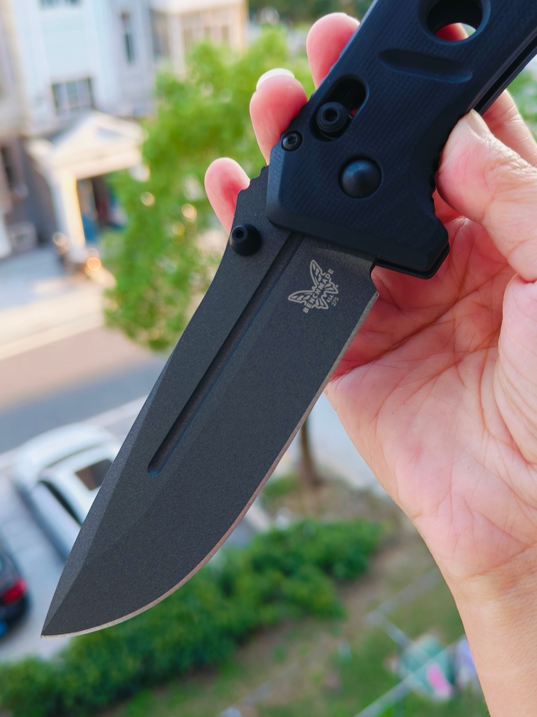 Benchmade Adamas CruWear钢 G10柄 275GY-1 黑色 2180