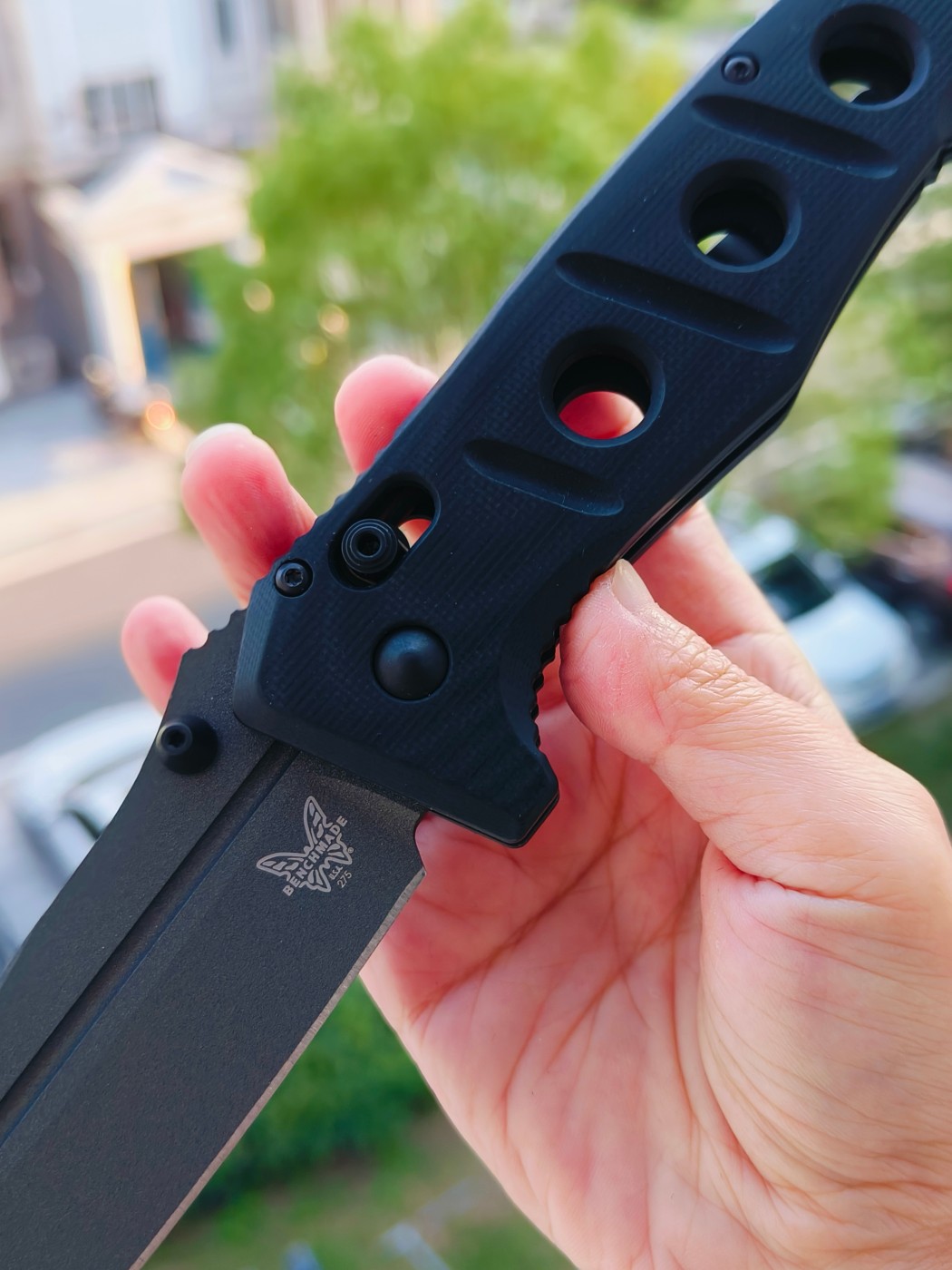 Benchmade Adamas CruWear钢 G10柄 275GY-1 黑色 2180