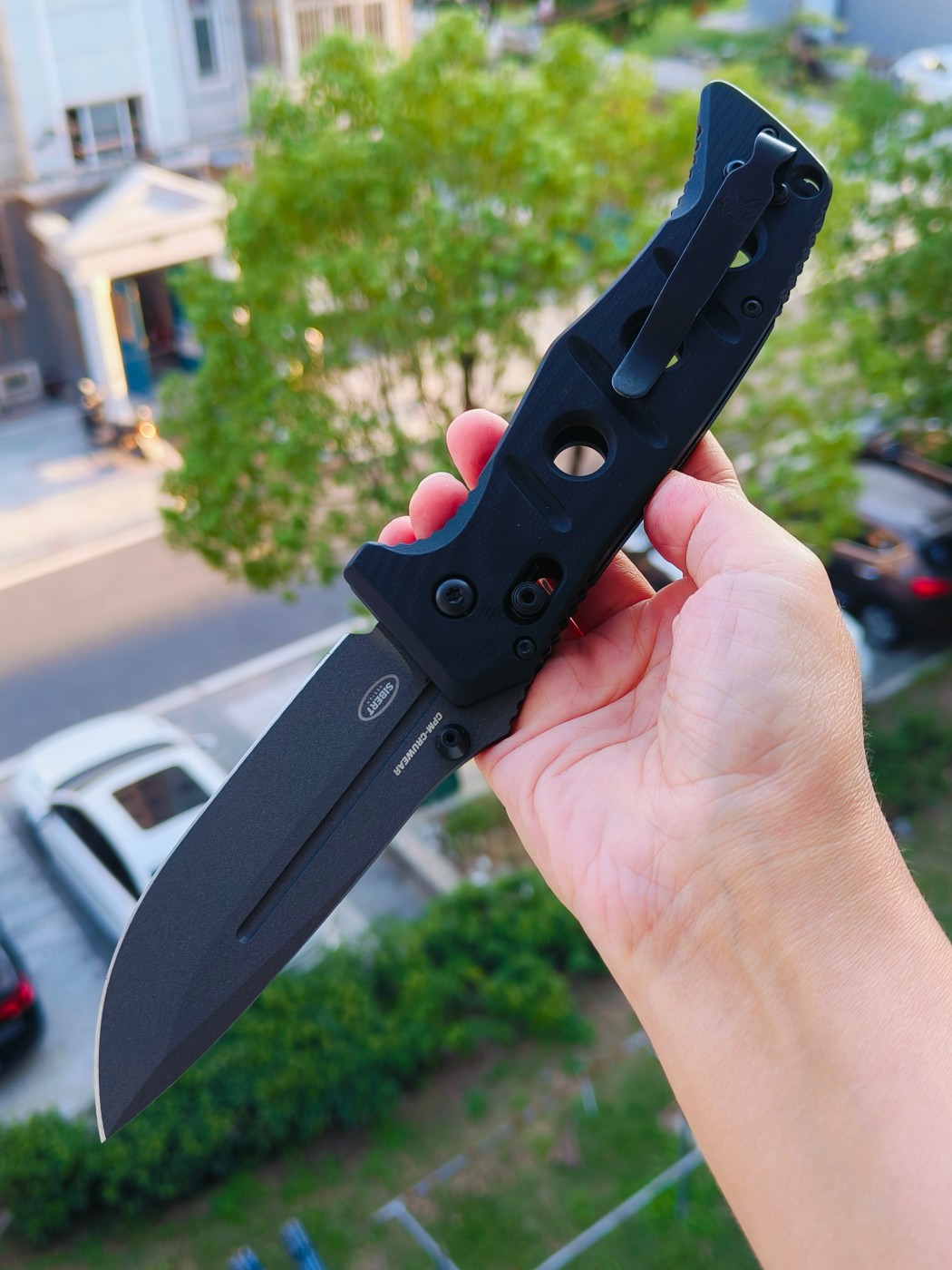 Benchmade Adamas CruWear钢 G10柄 275GY-1 黑色 2180