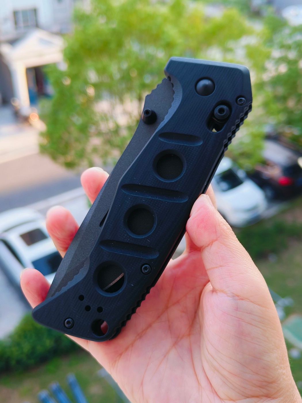 Benchmade Adamas CruWear钢 G10柄 275GY-1 黑色 2180