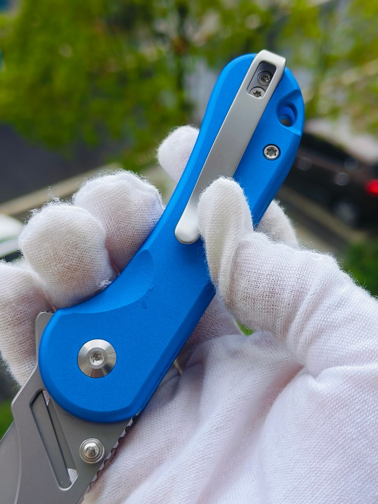 CIVIVI Elementum 6Cr钢美工刀片 铝柄 C23039B-2 蓝色 375