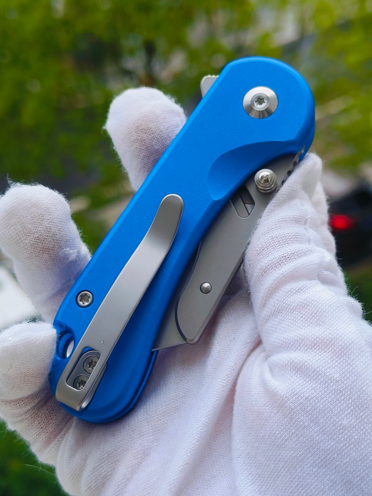 CIVIVI Elementum 6Cr钢美工刀片 铝柄 C23039B-2 蓝色 375