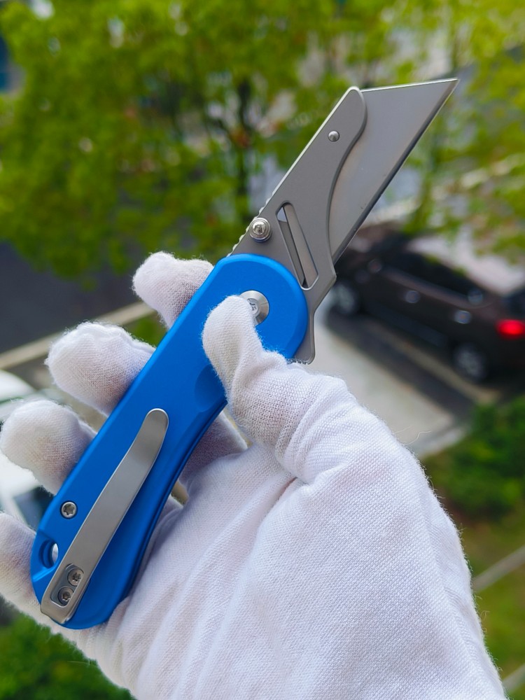 CIVIVI Elementum 6Cr钢美工刀片 铝柄 C23039B-2 蓝色 375