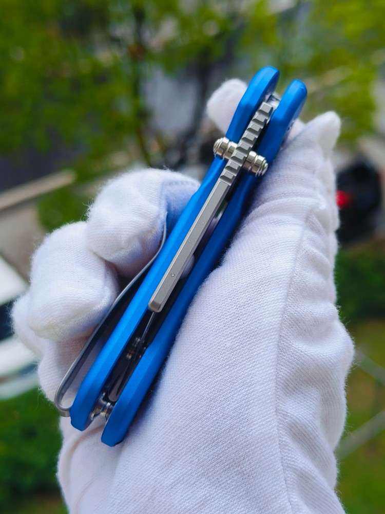 CIVIVI Elementum 6Cr钢美工刀片 铝柄 C23039B-2 蓝色 375
