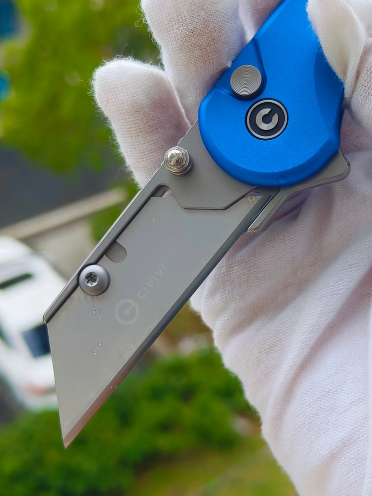 CIVIVI Elementum 6Cr钢美工刀片 铝柄 C23039B-2 蓝色 375