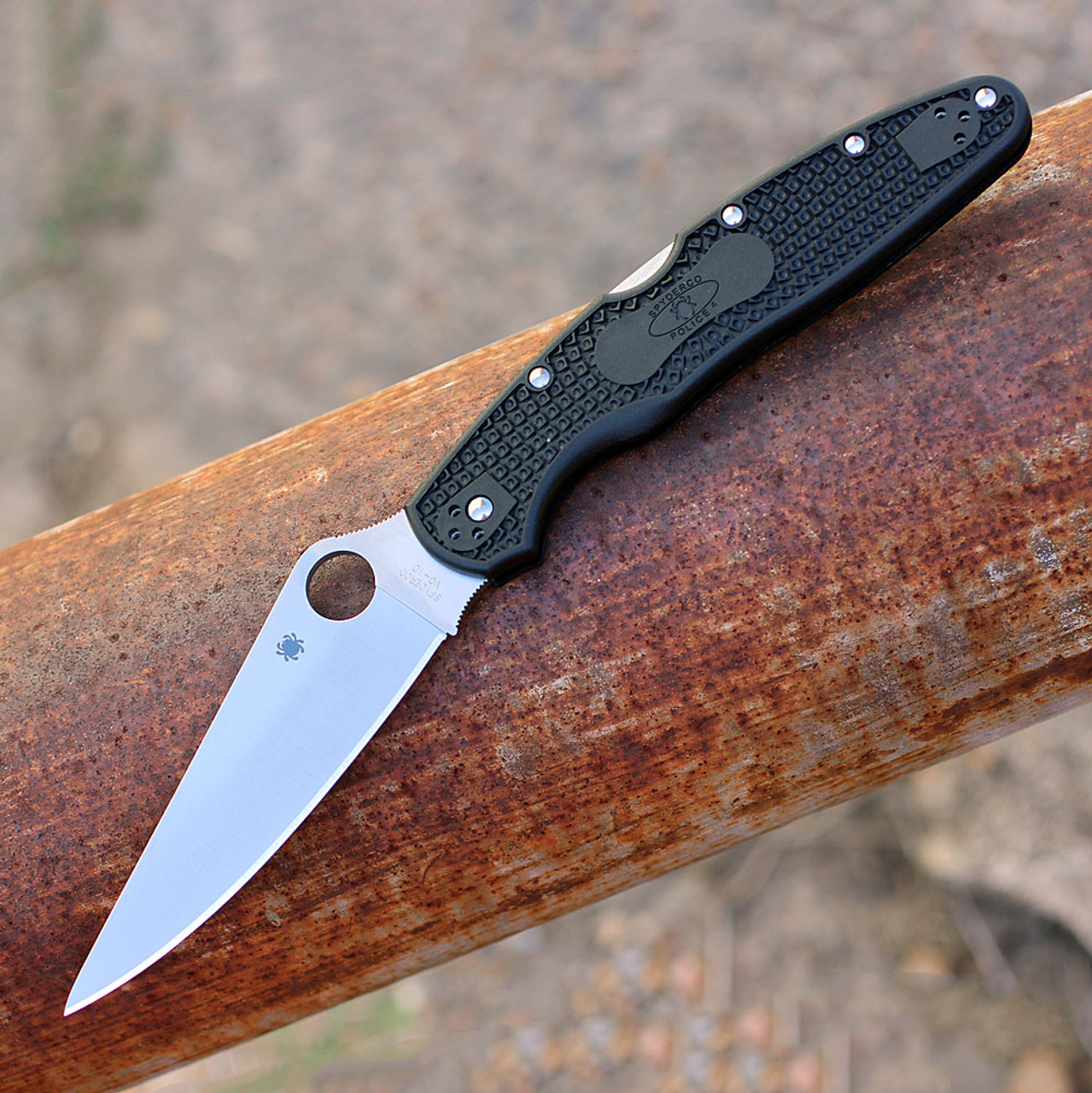 Spyderco Police 4 Lightweight VG-10钢 FRN柄 C07PBK4 黑色 900