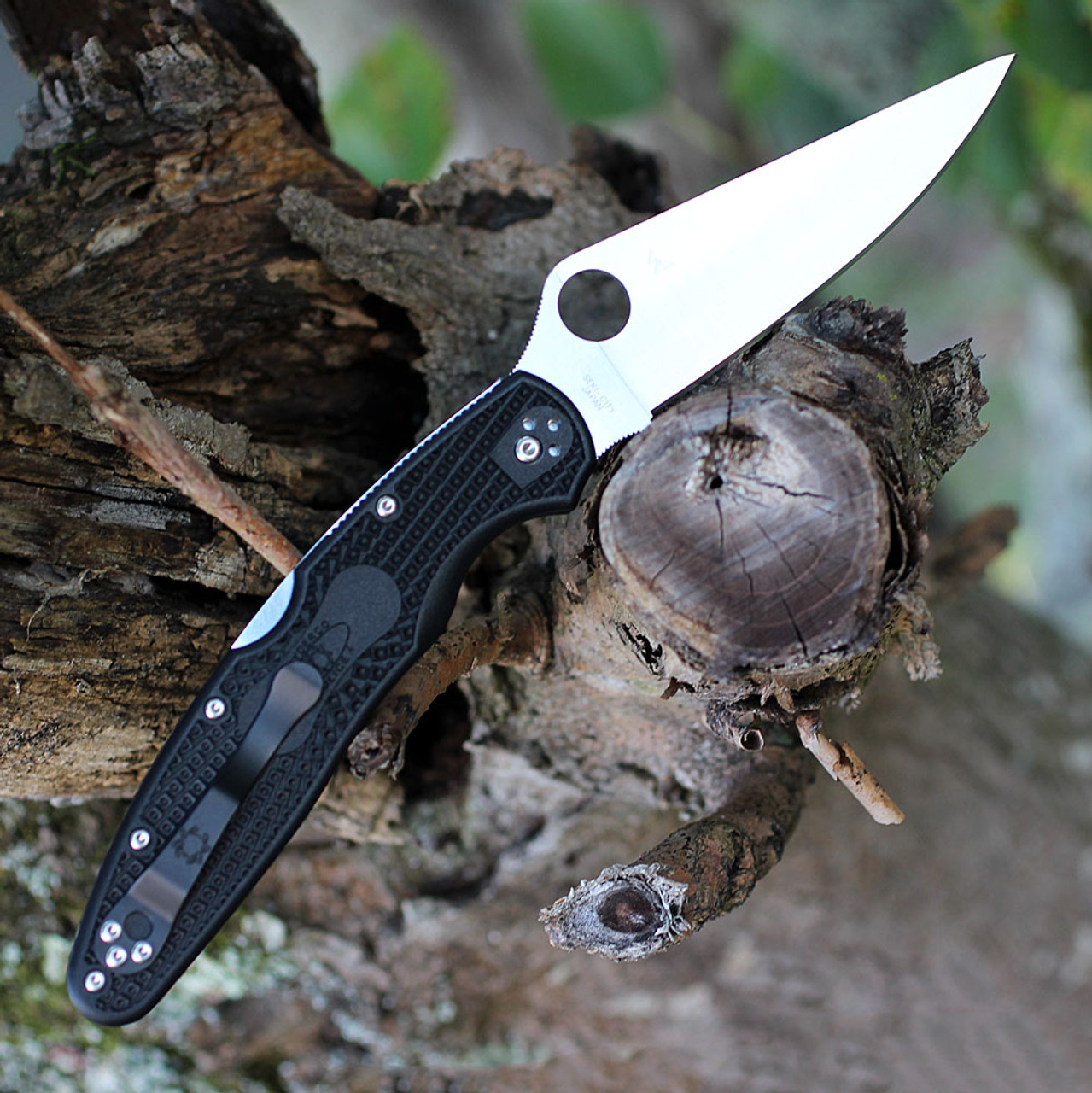 Spyderco Police 4 Lightweight VG-10钢 FRN柄 C07PBK4 黑色 900