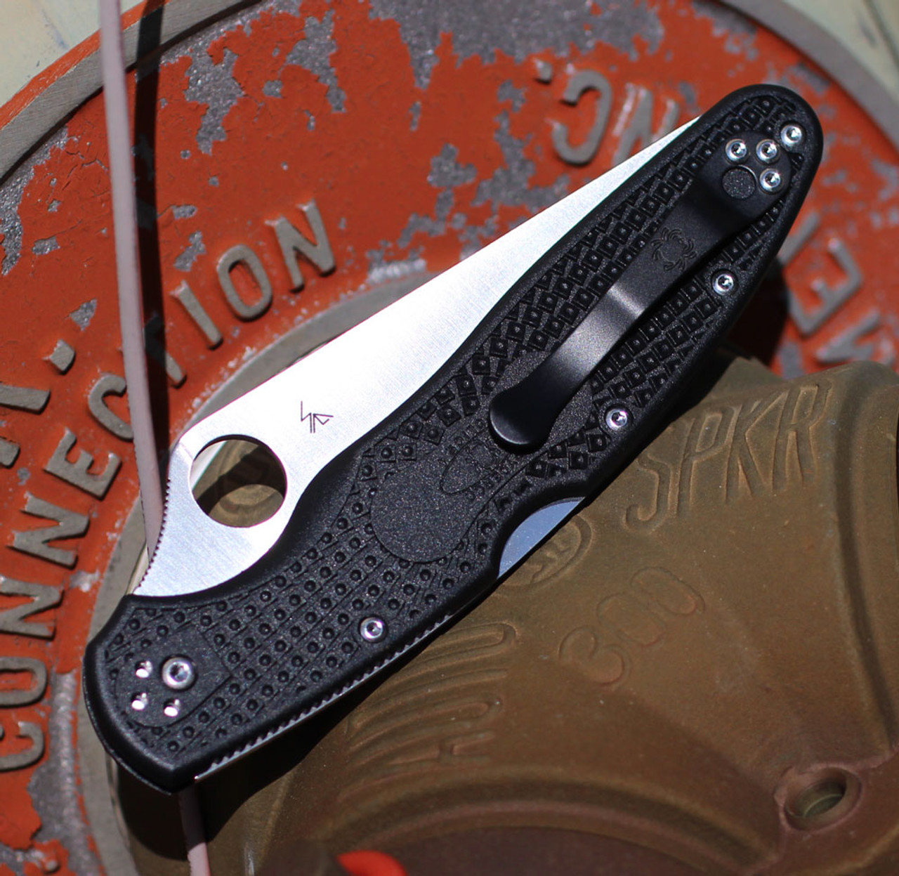 Spyderco Police 4 Lightweight VG-10钢 FRN柄 C07PBK4 黑色 900