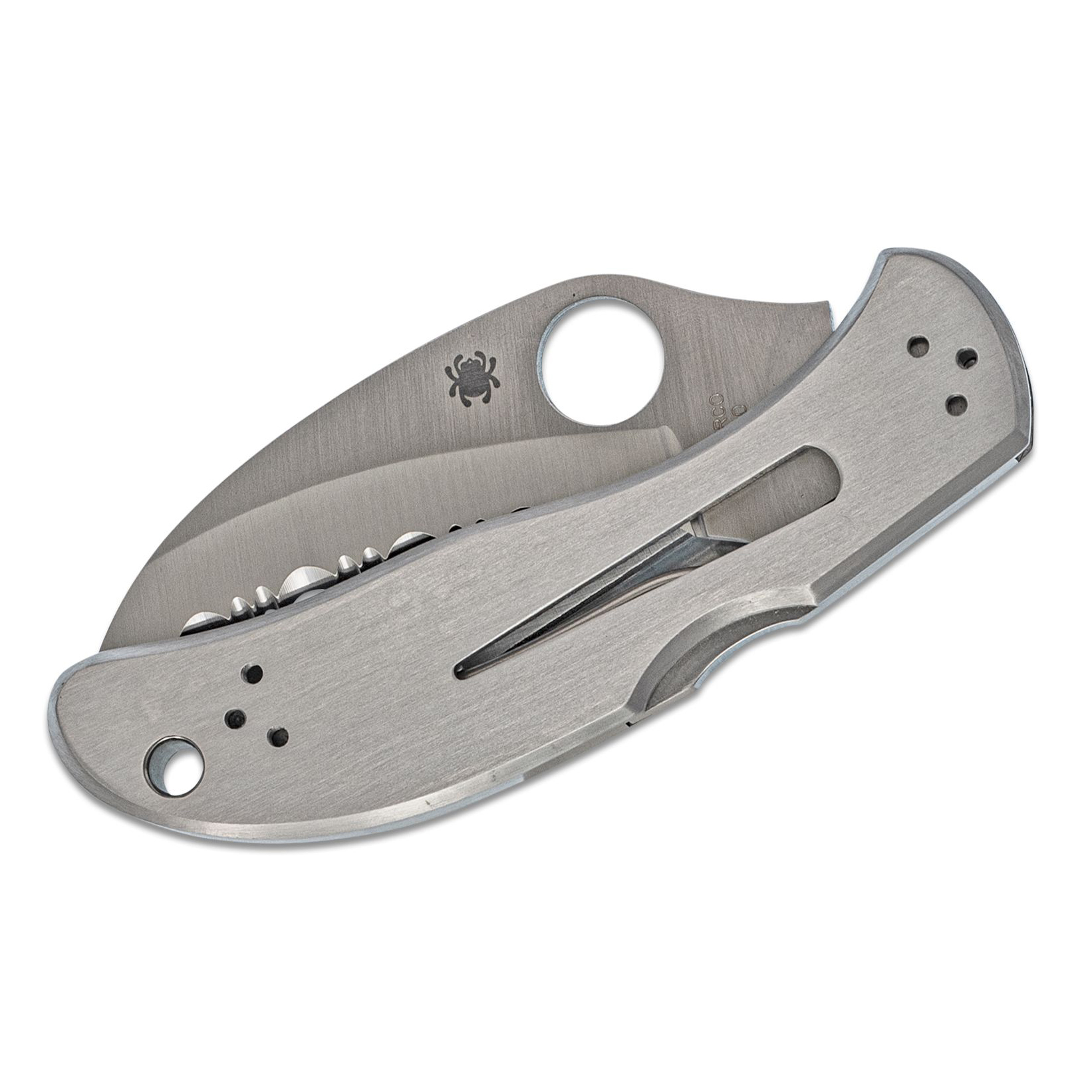 Spyderco Harpy VG10钢 不锈钢柄 C08S 钢本色 1000