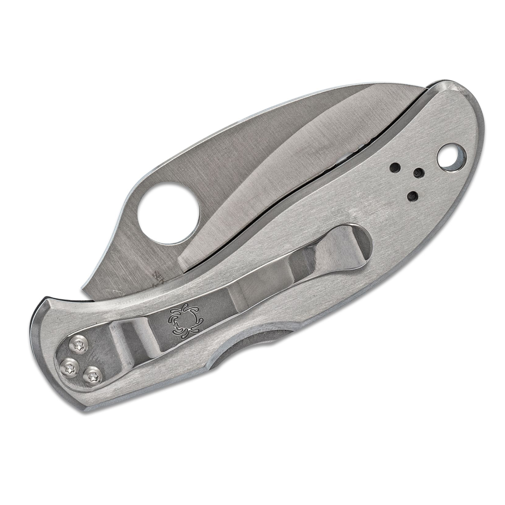 Spyderco Harpy VG10钢 不锈钢柄 C08S 钢本色 1000