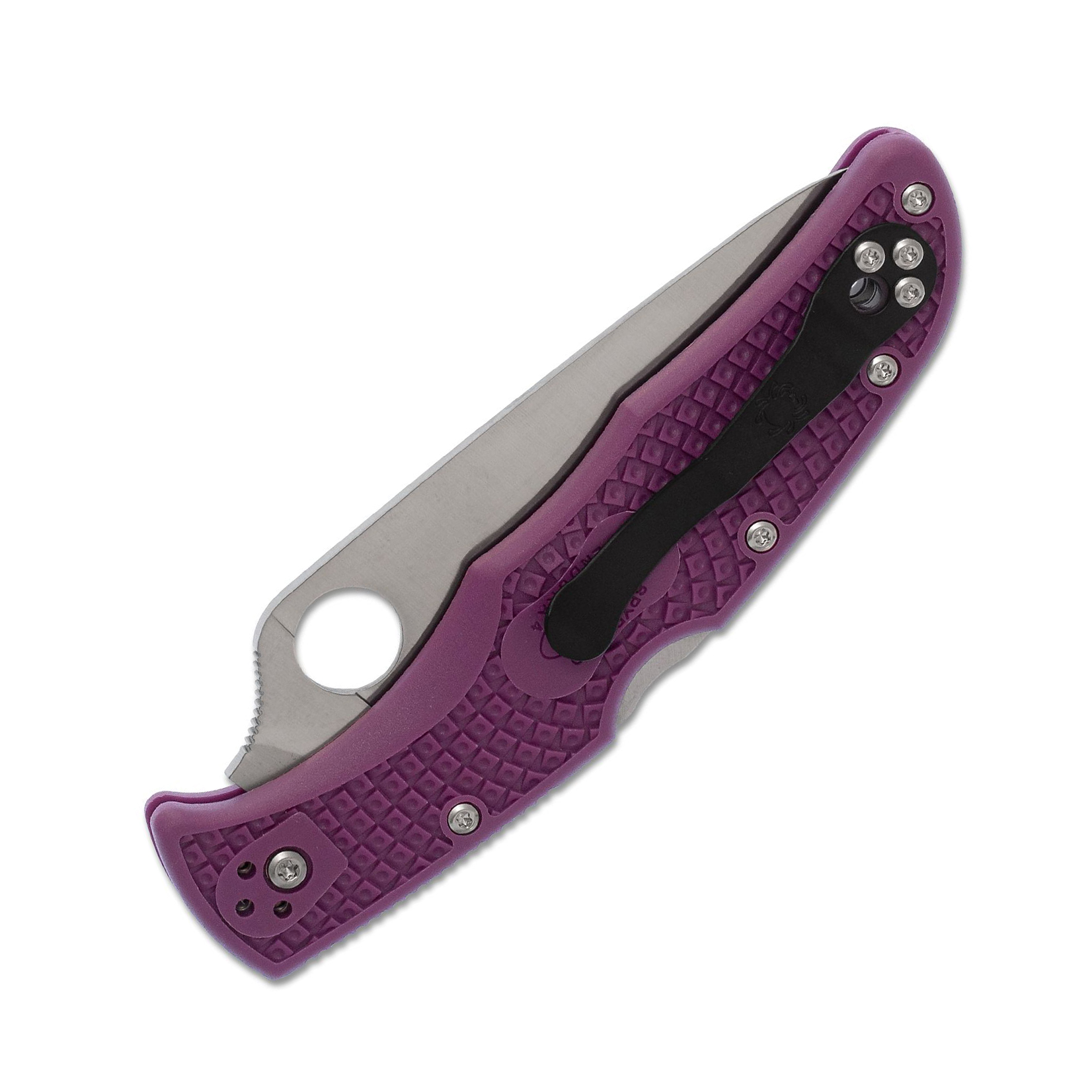 Spyderco Endura Flat Ground VG10钢 FRN柄 C10FPPR 粉色 750